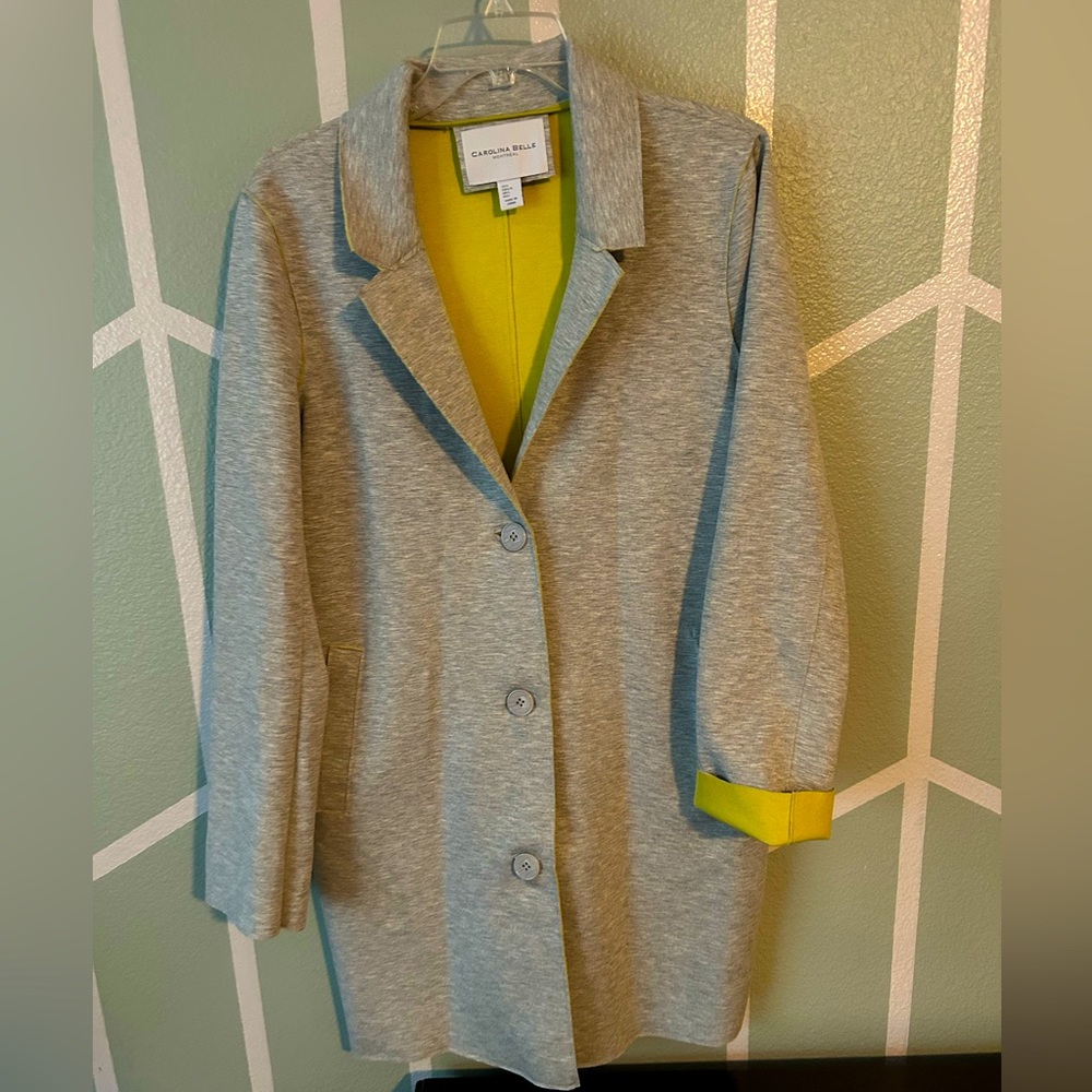 Mid length neoprene coat